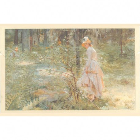 Brevmappe Anders Zorn 12 dobbelte kort m/4 motiver (Løsblade) af 
