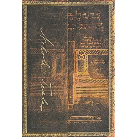 Libreta Flexi Mini Liso Tesla-Bosquejo De Una Turbina Paperblanks