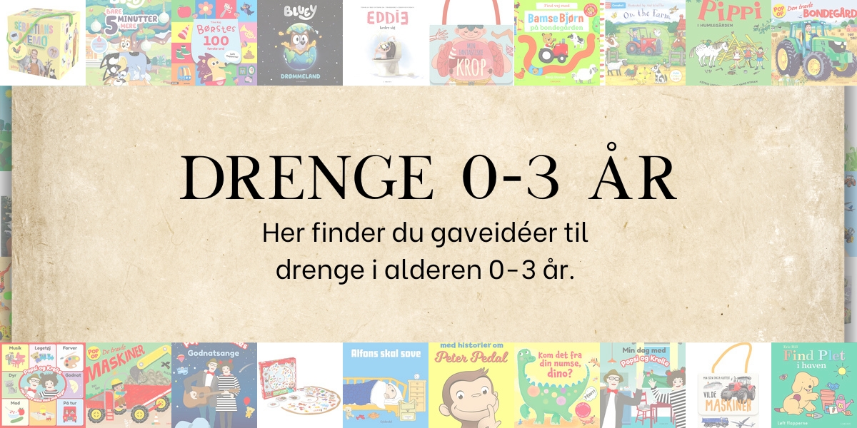 Gaveideer: 0-3-årige drenge