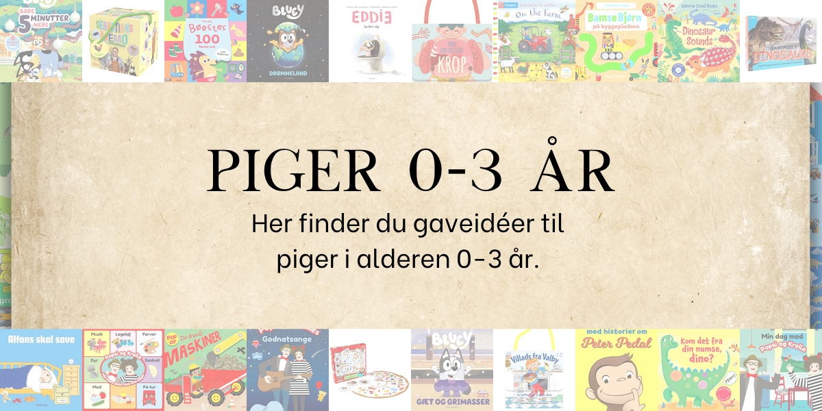 Gaveideer: 0-3-årige piger
