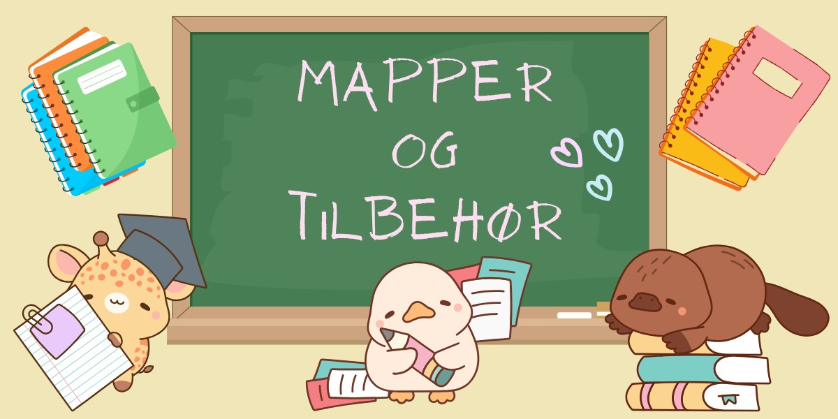 Mapper og tilbehør