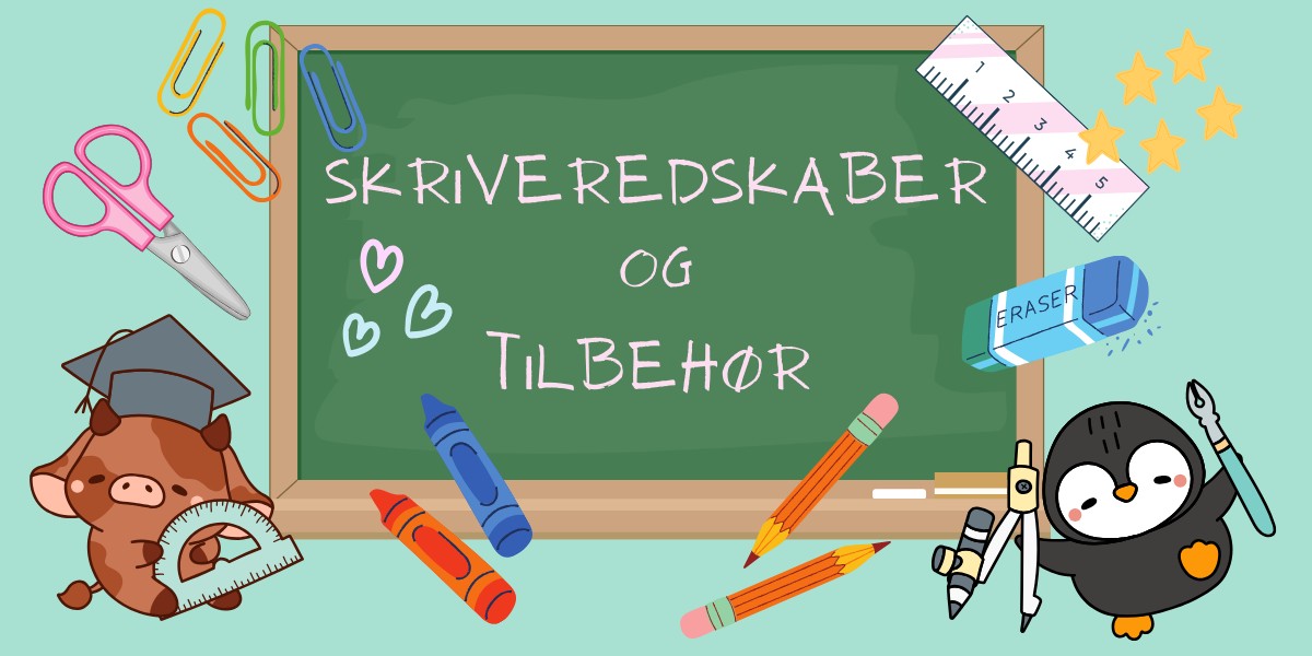 Skriveredskaber og tilbehør