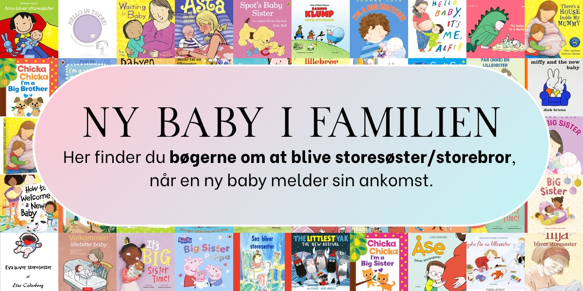 Bøger om at blive storesøster eller storebror