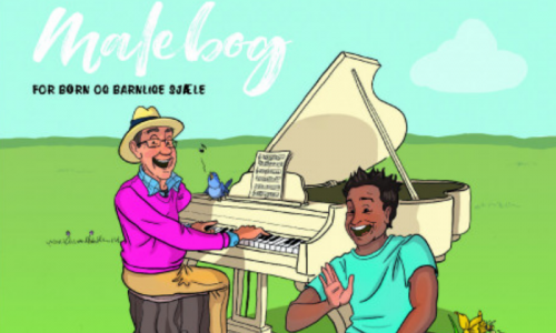 Malebog for børn og barnlige sjæle af Benny Andersen og Indra Jonas Kure Klit