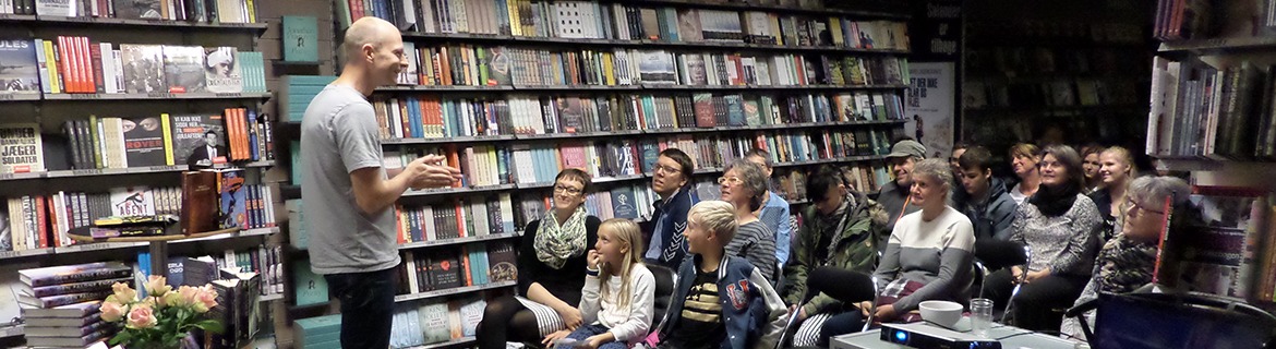 En gyselig aften i boghandlen