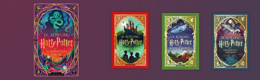 Harry Potter og Flammernes Pokal - pragtudgave af J.K. Rowling