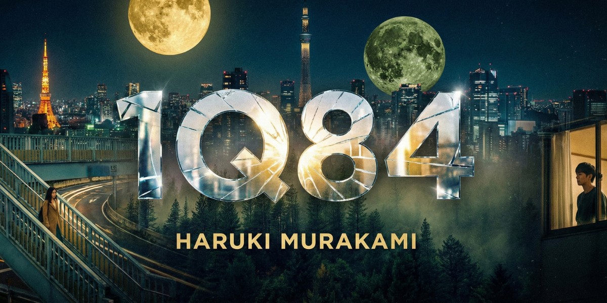 1Q84 en bogserie af Haruki Murakami på Engelsk
