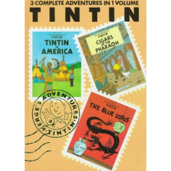 Adventures of Tintin 3 Complete Adventures in 1 Volume: Tintin in America