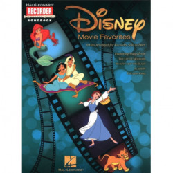 Disney Movie Favorites: Recorder Songbook - 9 Hits Arranged for Recorder Solo or Duet