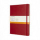 Moleskine Scarlet Red Extra Large Ruled Notebook Hard