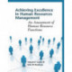 Achieving Excellence in Human Resources Management: An Assessment of Human Resource Functions