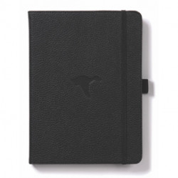 Dingbats A5+ Wildlife Black Duck Notebook - Dotted