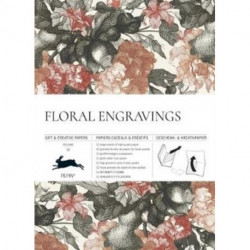 Floral Engravings: Gift & Creative Paper Book Vol. 79
