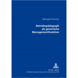 Betriebspaedagogik ALS Generische Managementfunktion