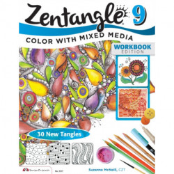 Zentangle 9: Adding Beautiful Colors with Mixed Media