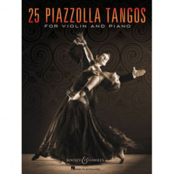 25 Piazzolla Tangos: for Violin and Piano. violin and piano.