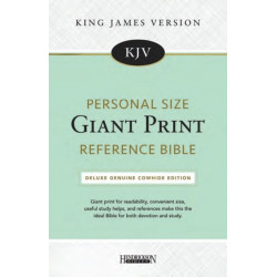 KJV Personal Size Giant Print Reference Bible: Deluxe Genuine Cowhide Edition