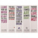 Dylan Thomas Bookmarks Pack 1