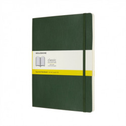 Moleskine Extra Large Squared Softcover Notebook: Myrtle Green: Myrtle Green