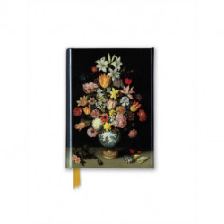 National Gallery: Bosschaert: A Still Life of Flowers (Foiled Pocket Journal)