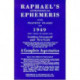 Raphael's Astronomical Ephemeris: With Tables of Houses for London, Liverpool and New York