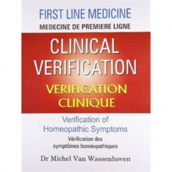 Clinical Verification -- Verification Clinique: Verification of Homeopathic Symptoms