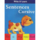 Sentences Cursive