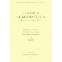 Classica et Mediaevalia: Danish Journal of Philology & History: Volume 53