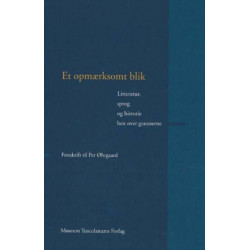 Et opmærksomt blik: Litteratur, sprog og historie hen over grænserne