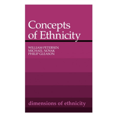 Concepts of Ethnicity