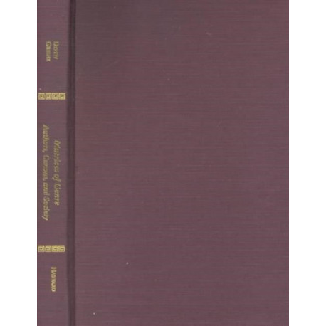 Matrices of Genre: Authors, Canons, and Society