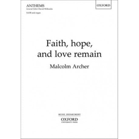 Faith, hope, and love remain