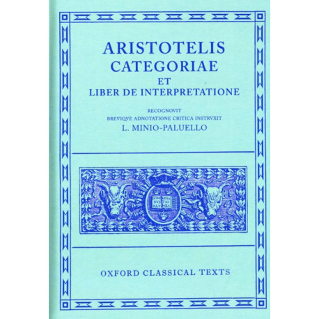 Aristotle Categoriae et Liber de Interpretatione