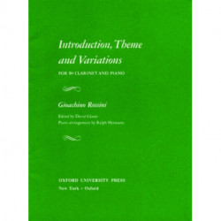 Introduction, Theme, and Variations: Reduction for Clarinet and Piano