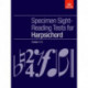 Specimen Sight-Reading Tests for Harpsichord, Grades 4-8: Grades 4-8