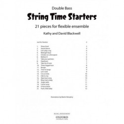 String Time Starters: 21 pieces for flexible string ensemble