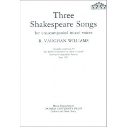 Three Shakespeare Songs