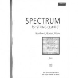 Spectrum for String Quartet, Score