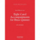 Eight Carol Accompaniments for Brass a 5: Orchestral & Instrumental Carol & Hymn Accompaniments