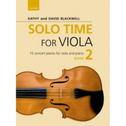 Solo Time for Viola Book 2: 15 concert pieces for viola and piano