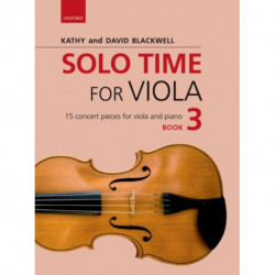 Solo Time for Viola Book 3: 15 concert pieces for viola and piano