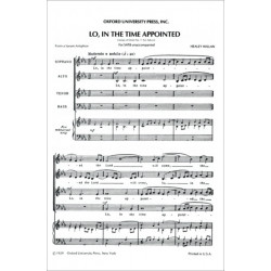 Lo, in the time appointed