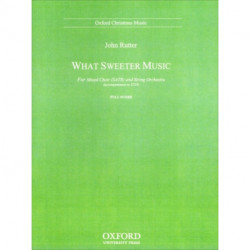 What sweeter music: Full Score