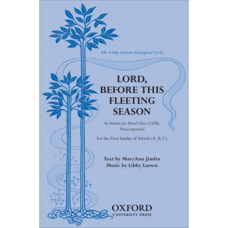 Lord, before this fleeting season: Paperback