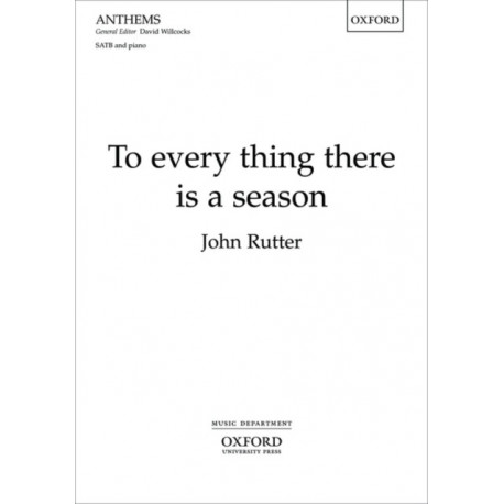 To every thing there is a season