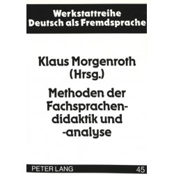 Methoden Der Fachsprachendidaktik Und -Analyse: Deutsche Wirtschafts- Und Wissenschaftssprache