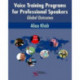 Voice Training Programs for Professional Speakers: Global Outcomes