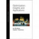 Optimization: Insights and Applications