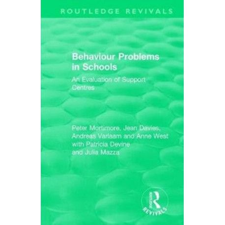 Behaviour Problems in Schools: An Evaluation of Support Centres