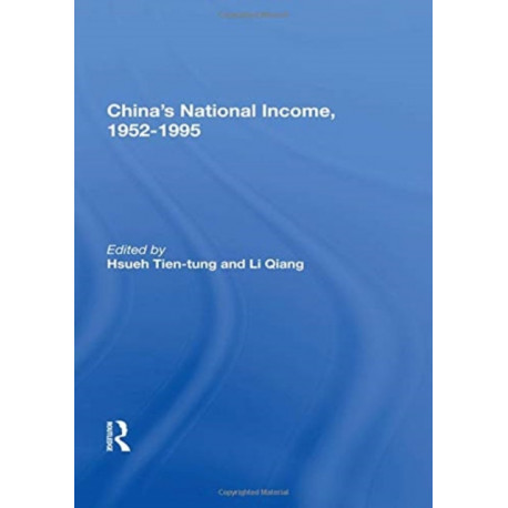 China's National Income, 1952-1995